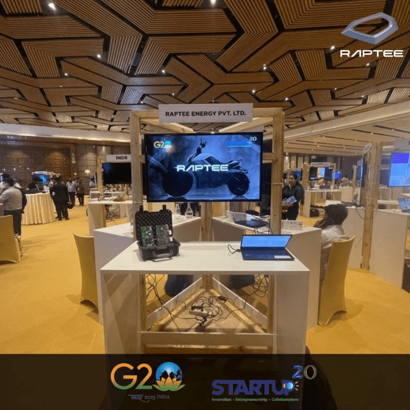 Raptee.HV participates in G20 India's "Startup20 Shikhar"