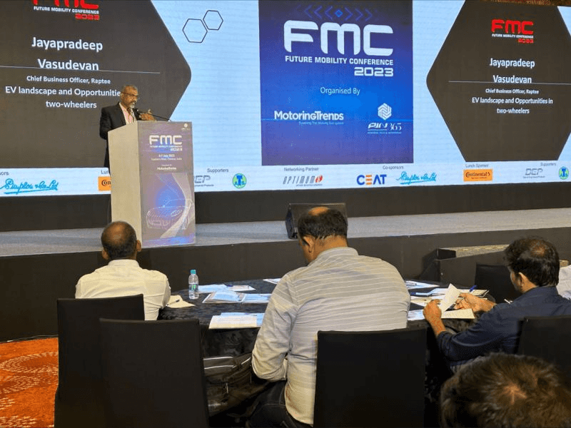 CBO Jayapradeep Vasudevan speaks at Future Mobility Conference 2023